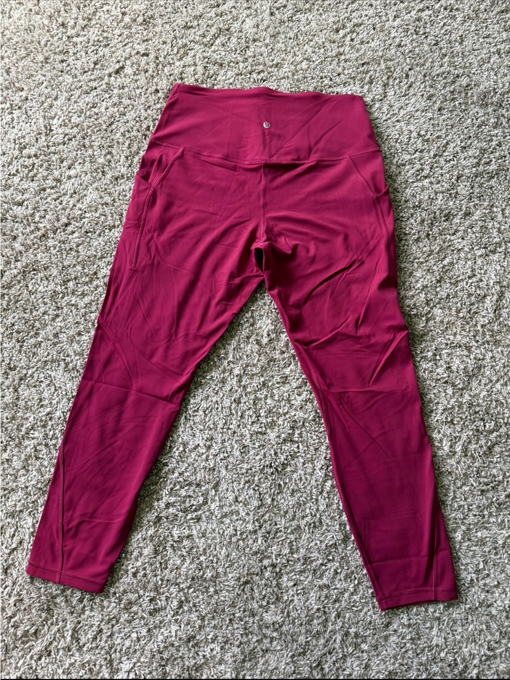 lululemon athletica Burgundy High-Rise Leggings